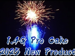 200 Shots 1.4G Pro cake vuurwerk kerstfeest evenementen 1000G vuurwerk pyrotechniek