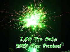 Chinese fabriek 1.4G Pro 1000G 100 Shots Custom Logo Cake Vuurwerk voor viering/huwelijk/feest