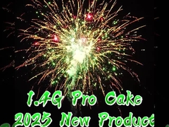 Hot High Quality 200 Shots 1000G Cake Fireworks 1.4 Pro Cake Pyrotechnic Voor de Amerikaanse markt 2025
