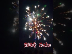 Chinese export Hoogwaardige 16 schoten 200g cake vuurwerk 1,4g Un0336 vuurwerk