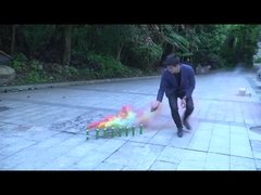 60S Kleurrijke rookbuis, daghuwelijksfeest Rookvlammen