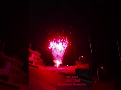 Mandarijn Professionele Display Vuurwerk Cake 100 Shots 1.3G Pyrotechniek Vuurwerk & Klokken