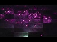 Liuyang Mandarijn Cake Pyrotechniek 208 Shots Professionele Display Vuurwerk 1.3g