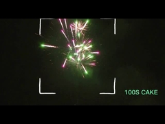 Mandarijn Pyrotechnic 100 Shots Consument Cake Vuurwerk buiten