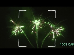 Liuyang 100 shots cake vuurwerk met pyrotechniek China vuurwerk fabriek