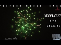 Mandarijn 99 Shots Kleurrijke taart vuurwerk voor het feest