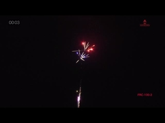 CE gemarkeerd Outdoor 100 Shots Consument cake vuurwerk voor verjaardagsfeest