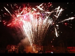 Mandarijn 500G 156 Shots Consument Cake Vuurwerk