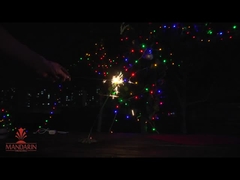 12 inch neon fluitend vuurwerk Sparkler kleurrijke cake fontein Sparkler met gouden effecten