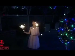 170mm Smoke Sparklers 7 inch Bamboe Stick Gold Sparklers Vuurwerk