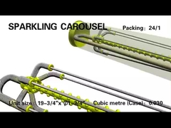 Carousel Time Lantern Sparkler, Mandarijnse kerst bruiloft speelgoed vuurwerk