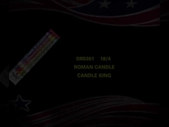 5 Shots Mandarijnse Romeinse Kaars Vuurwerk 0.032 CBM Aanpasbare Pyrotechniek