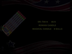 Liuyang Export 8 Ball Romeinse Kaars, 14kg Festival Balls Logo Op maat