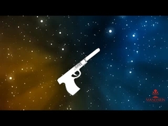 Begroeting van de het Sterretjefontein van vier de Fonteinvuurwerk van het Kleurenpistool de Handbediende voor Partij