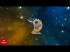 De maan Gevormde Fontein van het het Ontwerp Grappige Vuurwerk van het Fonteinvuurwerk Klantgerichte Nieuwe