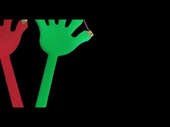 Chinees speelgoed vuurwerk fonteinen Pyro Handheld Palm in de vorm van kinderen