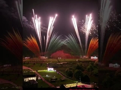 Fabriek Groothandel Professionele Pyrotechniek Dag vuurwerk Taart Kleurrijke rooktaart Vuurwerk