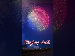 Liuyang Mandarijn Pyrotechniek 4'6'8 inch Display Shell Fireworks1.3G Professionele vuurwerk