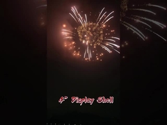 Groothandel Mandarijn Professionele 4 inch Display Schelpen Vuurwerk 1.3g Pyrotechniek
