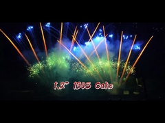 Professionele 1,2 inch 130 Shots Fan-vormige Chinese vuurwerk Pyrotechniek 1,3 g Cake vuurwerk Voor Ce