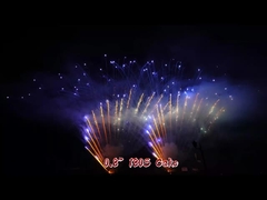 Mandarijn Professionele Display Vuurwerk Taart 0.8 Inch 100 Shots Taart Vuurwerk 1.3g Pyrotechniek