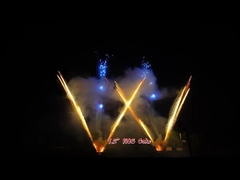 Professionele pyrotechniek 1,2 inch 108 Shots W Shape Kerstfeest Cake Vuurwerk Buiten