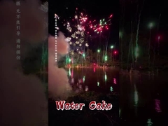 Chinese fabriek Liuyang Mandarijn aangepast 1.4g consumenten vuurwerk water cake vuurwerk cake