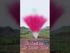 100 Schoten Vuurwerk Batterij Dagtaart Vuurwerk Geen Residu Geen Binnentube Kleurrijk Rook Vuurwerk