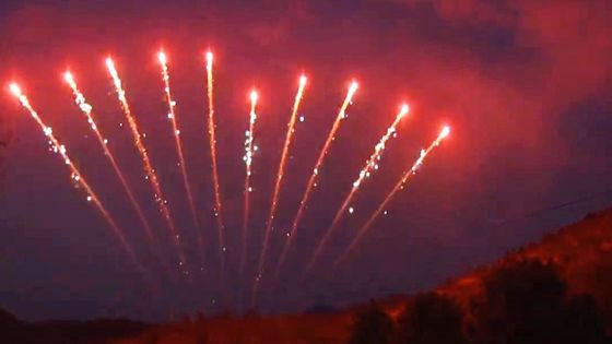 1.3g Professionele vuurwerk Groothandel Festival Eenvoudige rij vuurwerk Saluut Pyrotechniek 10 schoten Chinees vuurwerk