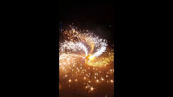 Mandarin Pyrotechnic Sterretje Grappige Tuimelschakelaar Fountain Fireworks Salute Openlucht
