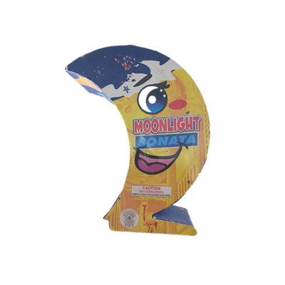 De maan Gevormde Fontein van het het Ontwerp Grappige Vuurwerk van het Fonteinvuurwerk Klantgerichte Nieuwe