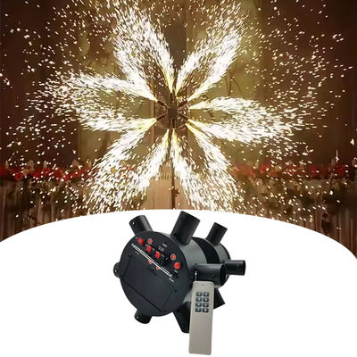 Afstandsbediening Koude fontein Dubbele wielen Elektrische Magische Windmolen Stage Vuurwerk Ontsteker Magisch wiel Vuurwerk Vuurapparatuur