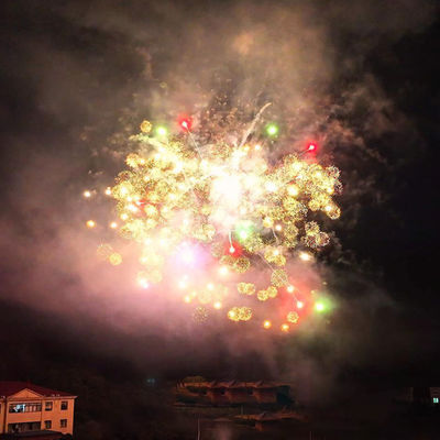 Chinese Fabriek Pyrotechniek Groothandel Papieren Taart Vuurwerk 1,2 Inch 25 Schoten Consumentenvuurwerk - geschikt voor festivalviering