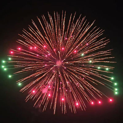 Mandarijn Vuurwerk 1.3g Professionele Pyrotechniek Kogel Saluut Mortier Schelpen Vuurwerk voor Verkoop Vuurwerk 8'' Inch Display Schelpen