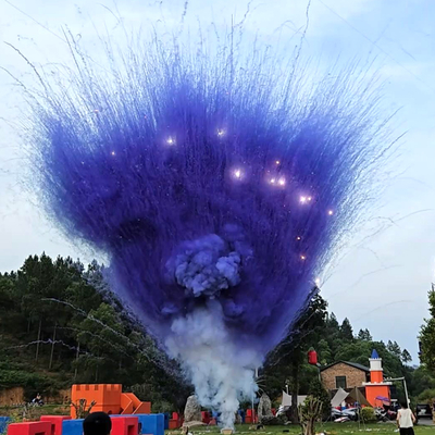 Chinese Fabriek Groothandel Kleur Fakkels 100 Schoten Dagrook Cake Vuurwerk Zonder Buis Voor Bruiloft Festival Fotografie