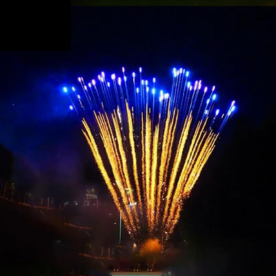 Chinese fabriek Mandarijn Pyrotechniek 100 schoten Blauwe taart Vuurwerk met verbazingwekkende effecten voor bruiloftsfeest Evenementen Viering