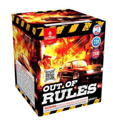 In het groot Chinees Speciaal 200G de Cakevuurwerk van Professional 23schoten