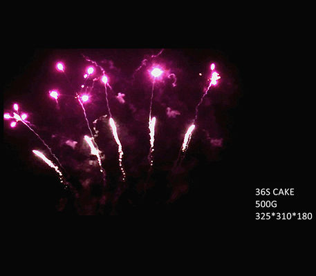 Hoog - kwaliteit 36 van de de Ventilatorvorm van de Schoten500g Cake Vuurwerk van het Vuurwerk het In het groot Liuyang van China