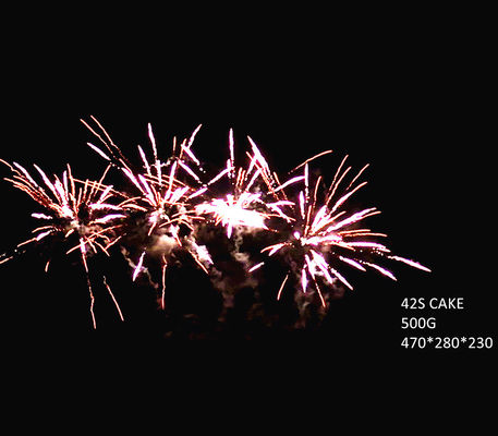 42 schoten het Cakevuurwerk Van de consument van Douane van de het Vuurwerkleverancier van Liuyang de Professionele steekt de Werken in brand