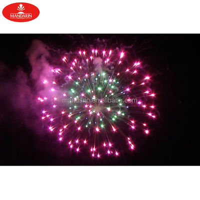 Nieuwjaar Luchtpyrotechniek de Vertoningsshells van het 3 Duimvuurwerk