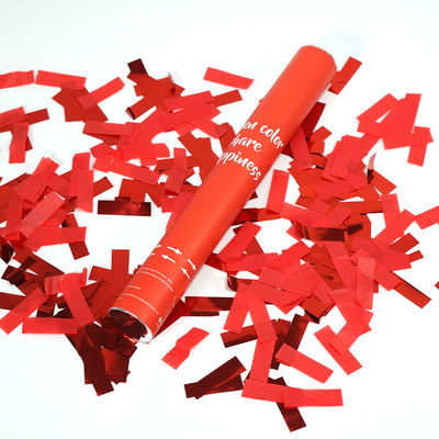 30cm van het de Confettienkanon van de Huwelijkspartij de Popcornpan Rood Hart Rose Petal