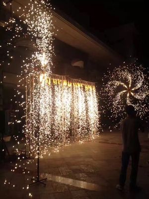 Silver / Gold Colorful Wedding Festival Fountain Fireworks 0.029 CBM