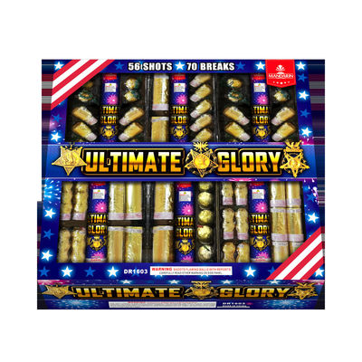 Shells van de busbegroeting Vuurwerk 0,074 CBM Aangepaste Pyrotechniekballen