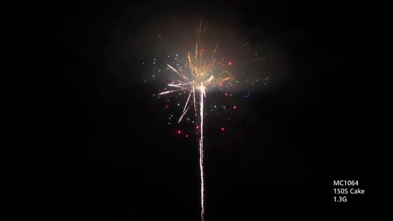 Mandarijn 1.3g 150 300 500 600 1000 Shots Kerstmis Nieuwjaar Grote taart Vuurwerk buiten