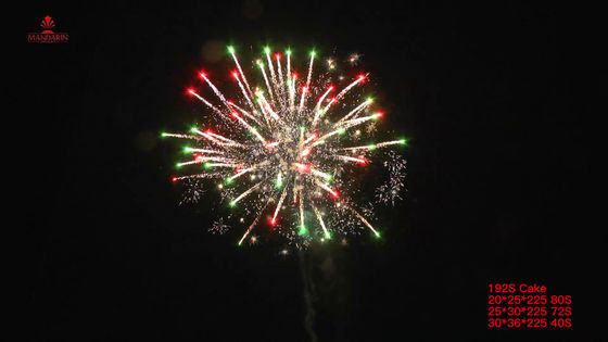 192 Vuurwerk van de schoten het Grote Cake voor Kerstmisgelegenheid