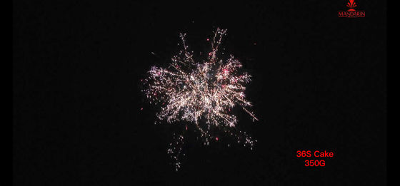 350G 36 Shot Cake Vuurwerk Pyrotechniek met aanpasbare effecten voor internationale scheepvaart